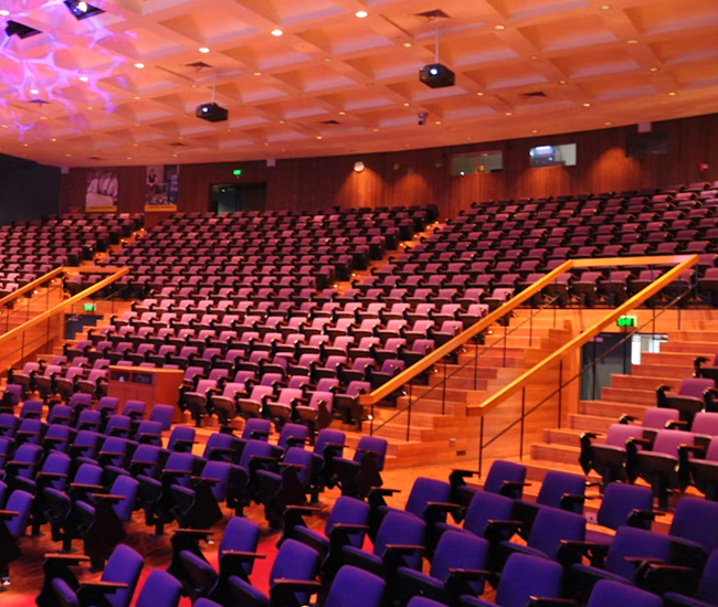 Inside Sir John Clancy Auditorium