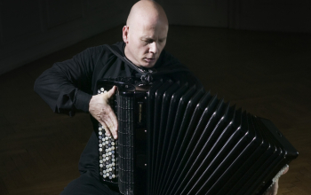 James Crabb, accordion. Photo credit Christoffer Askman www.askman.dk