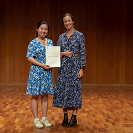 Eunice Cheng with Courtney Rudd