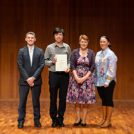 Stephen McCarthy with Michael Tierney, Sue Willgoss & Eleasha Mah