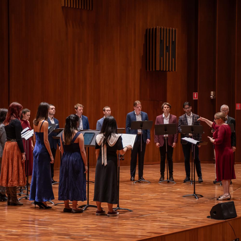 A chamber choir