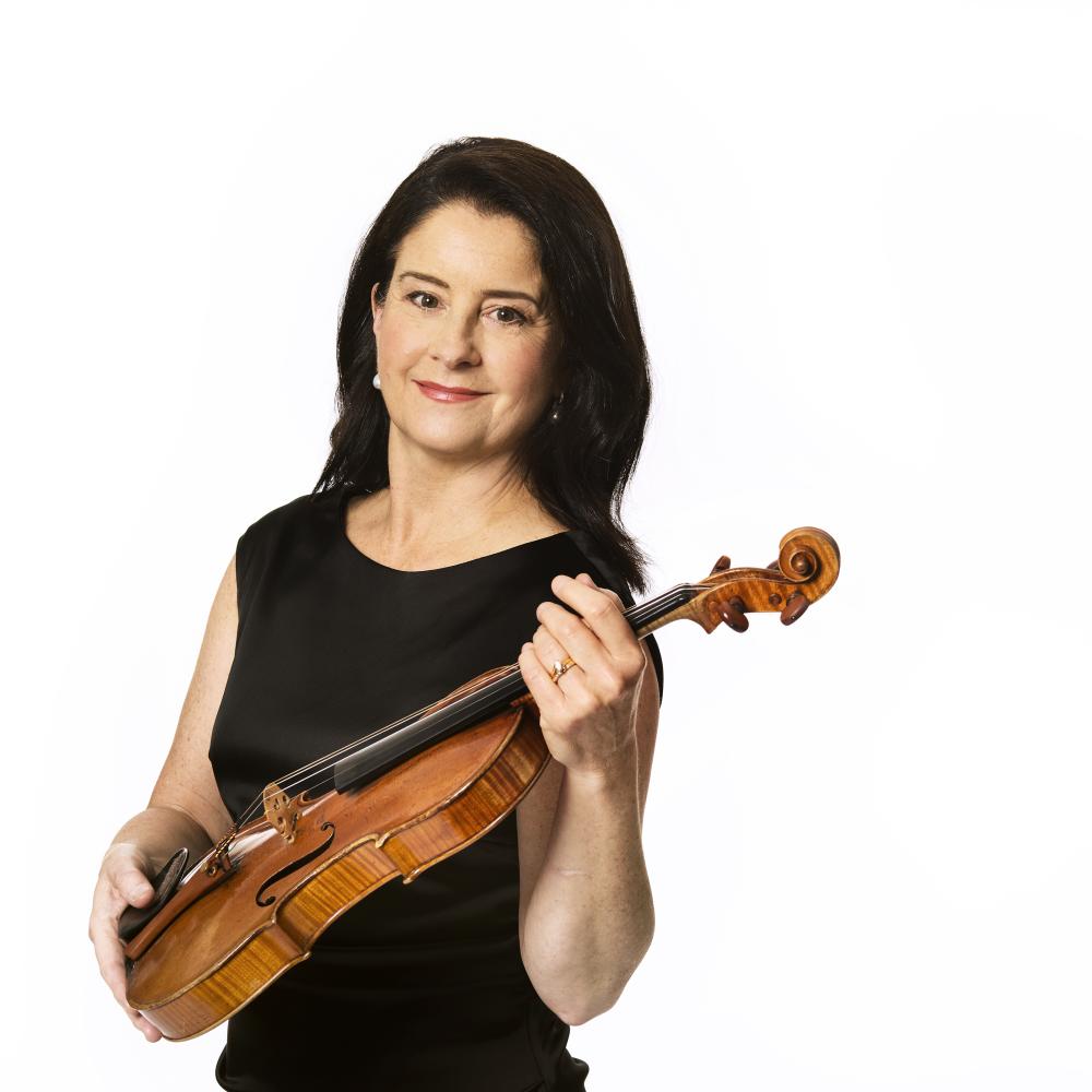 Dimity Hall with her violin